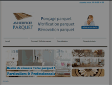 Tablet Screenshot of parquetsaintlouis.com